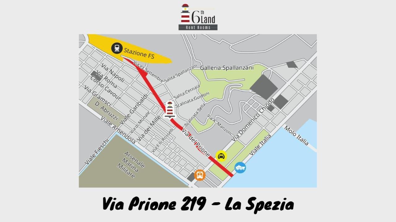 6Th Land - Rent Rooms Affittacamere La Spezia Eksteriør bilde